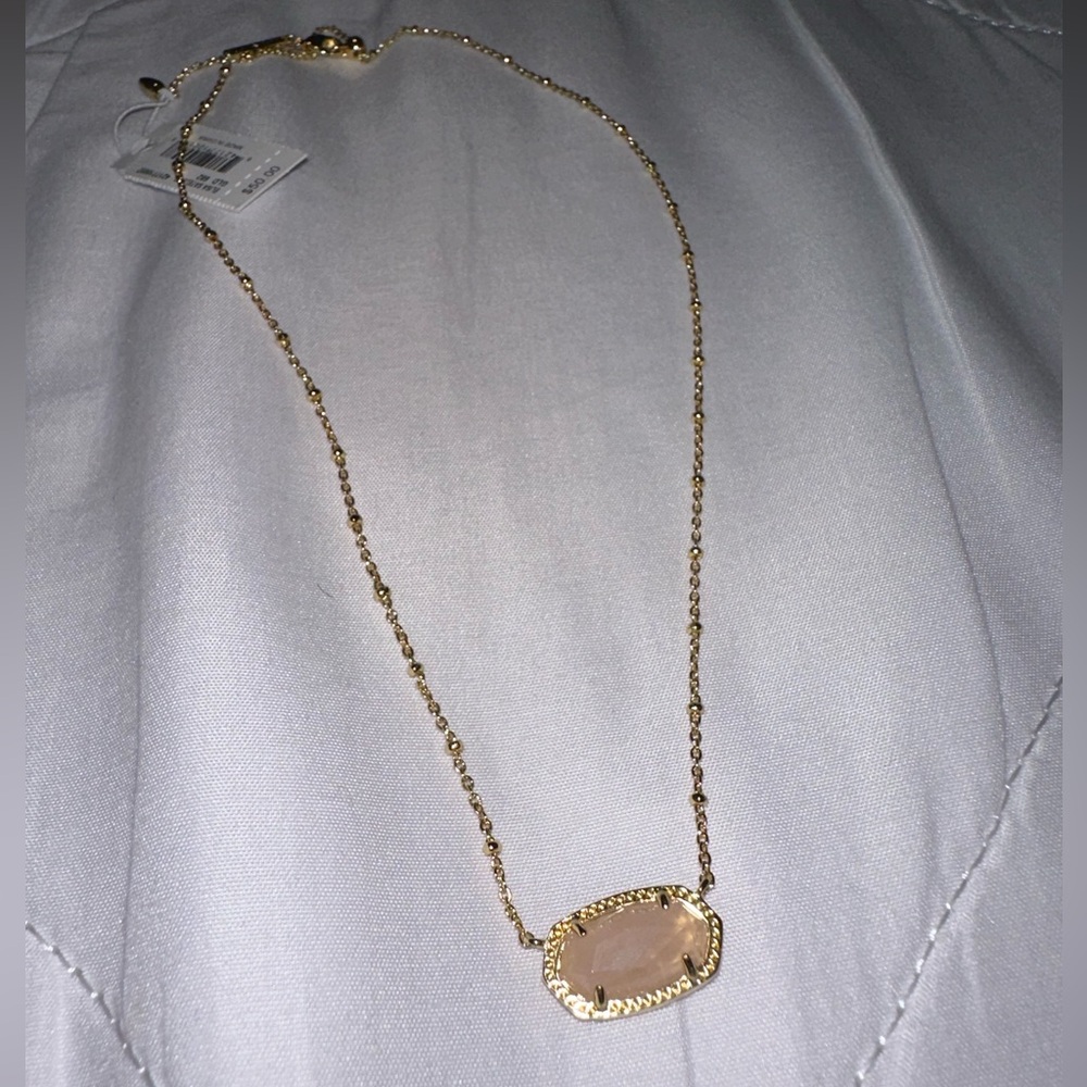 Pink Elsa Kendra Scott Necklace